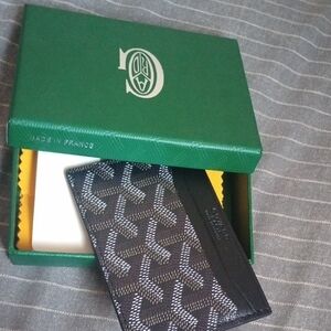 Goyard Black Card Holder